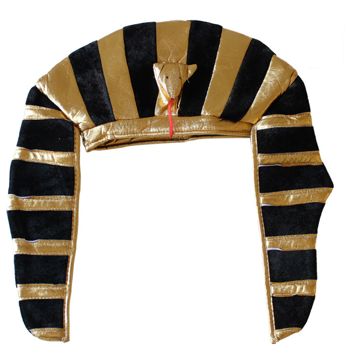 万圣节化妆舞会帽子埃及法老帽子活动表演道具cos头饰埃男