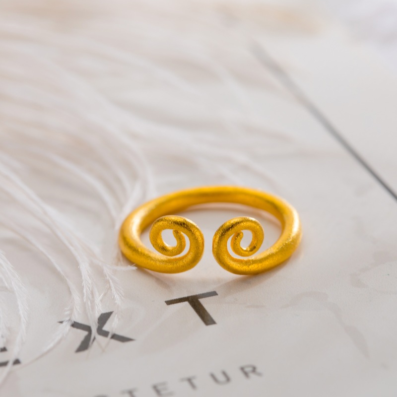 创美紧箍咒戒指铜镀金情侣时尚对戒紧箍圈手饰七夕节礼物厂家直销-阿