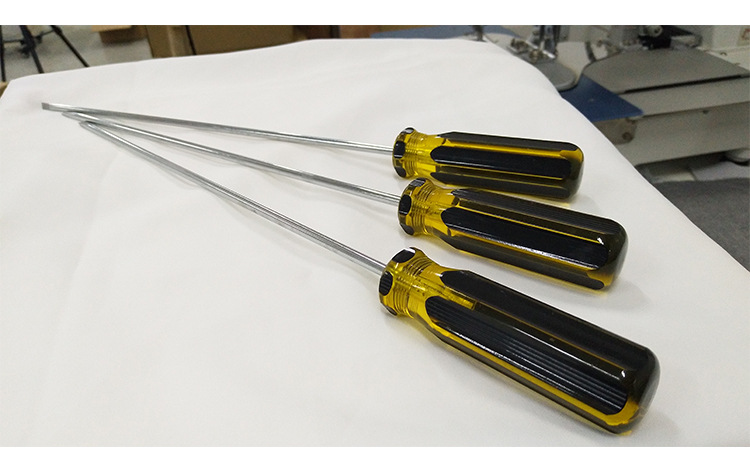 加长螺丝刀 一字批缝纫机针车维修工具300mm带磁螺丝刀 新款长杆