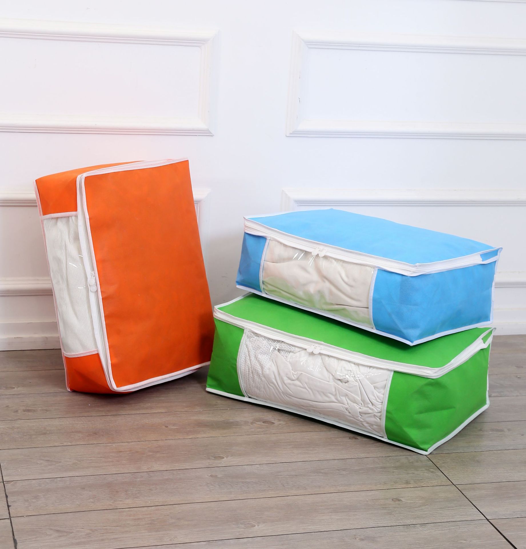 厂家现货无纺布收纳袋 棉被防尘袋旅行整理袋 家居用品衣物收纳袋