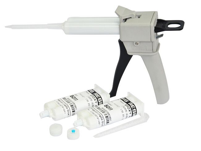 华奇士5011ab环氧胶水 粘石材陶瓷金属塑料竹木胶水 自动混合ab胶