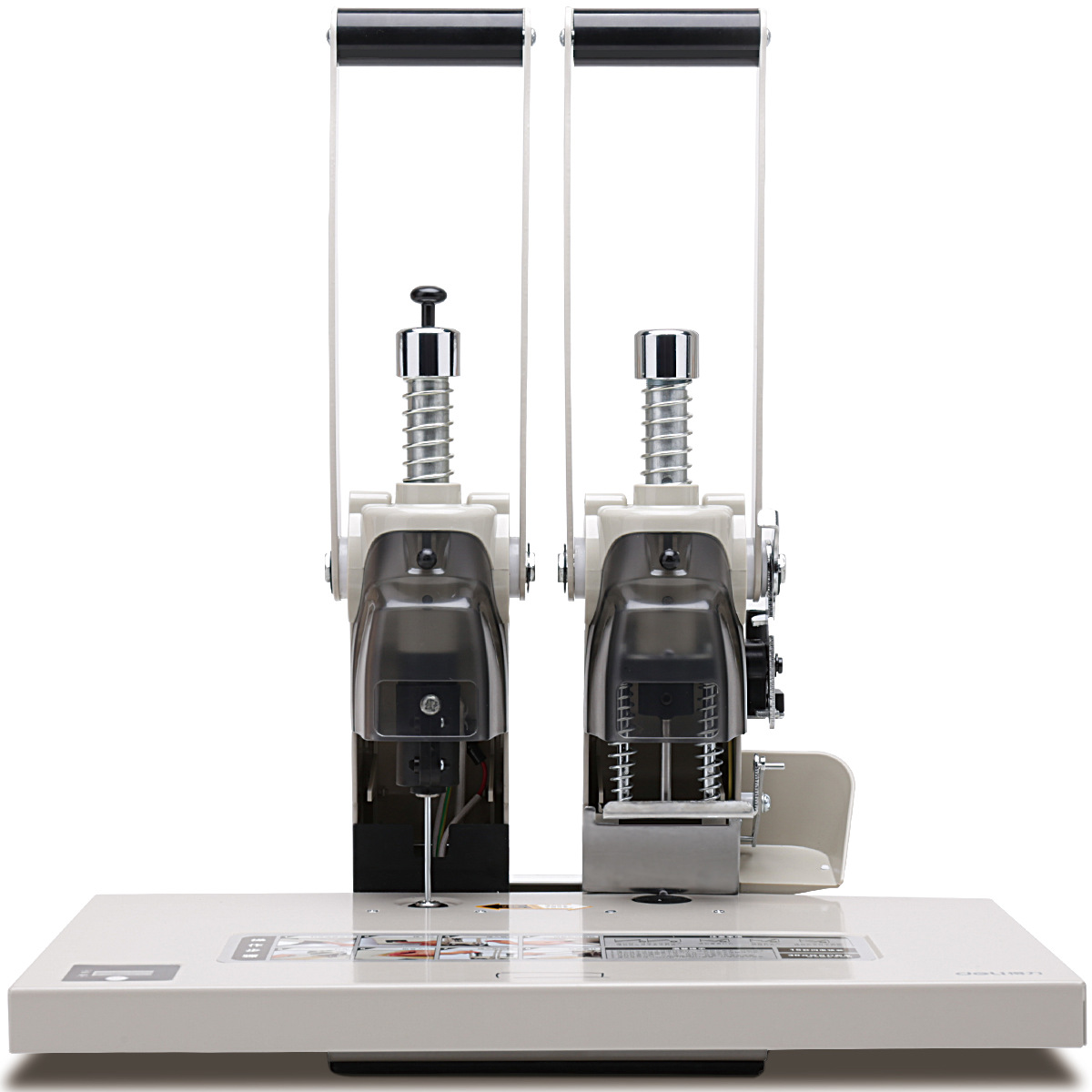 得力3885会计财务凭证装订机手动打孔自动热熔铆管装订机直径5.