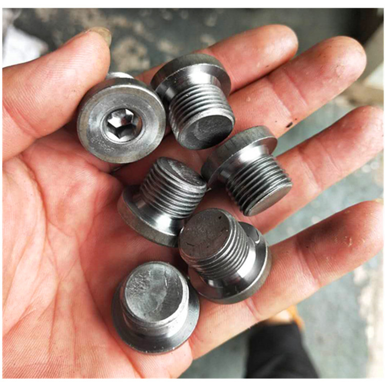 厂家直销外六角油塞螺栓 国标油堵 堵头螺丝 细扣螺丝堵带孔油塞