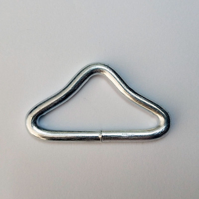 电镀锌焊接蹦床配件三角扣跳跳床三角环五金配件织带扣