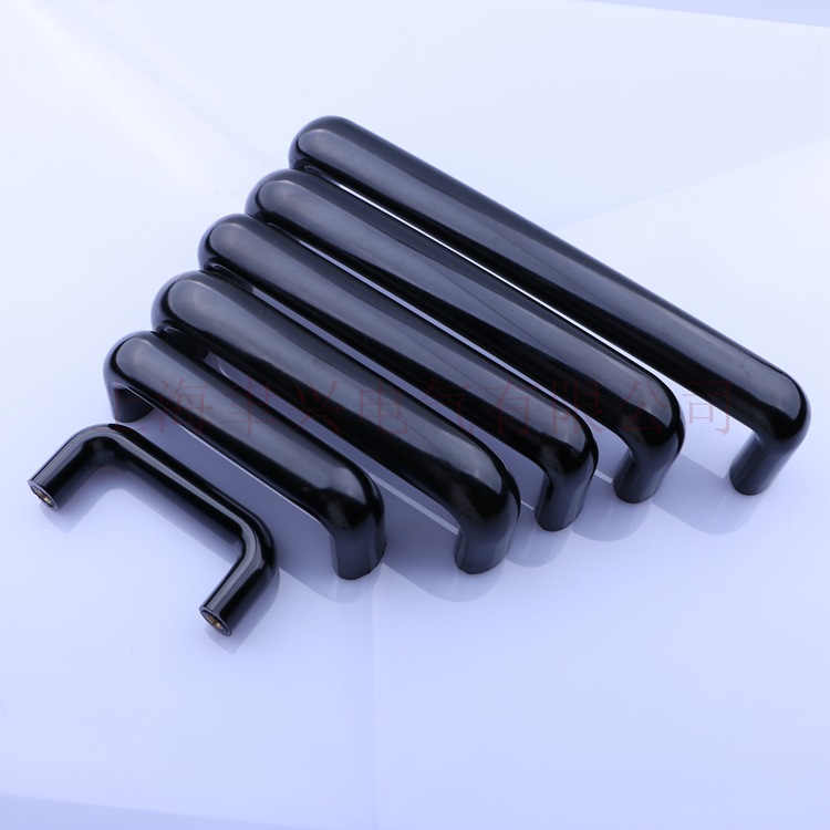 海坦 胶木拉手 u形工业柜配电箱控制箱把手 柜门把手电木拉手