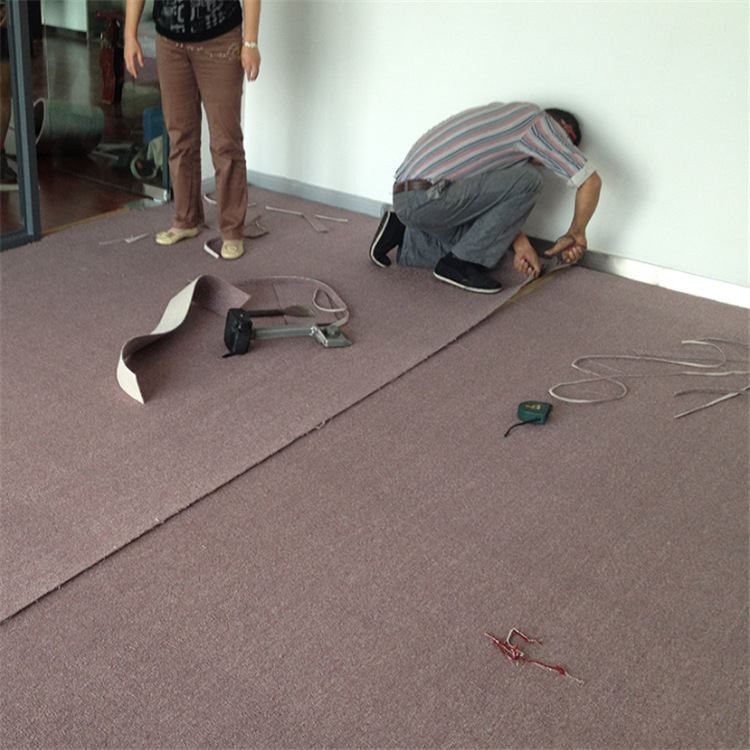 家用酒店工程防火地毯工厂仓库写字楼满铺地毯车间小圈绒地毯现货