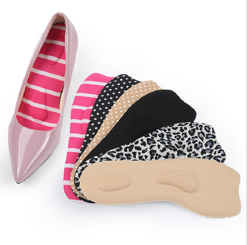 女士高跟鞋七分垫 前掌后跟足弓加厚超软鞋垫 隐形防滑防痛鞋垫