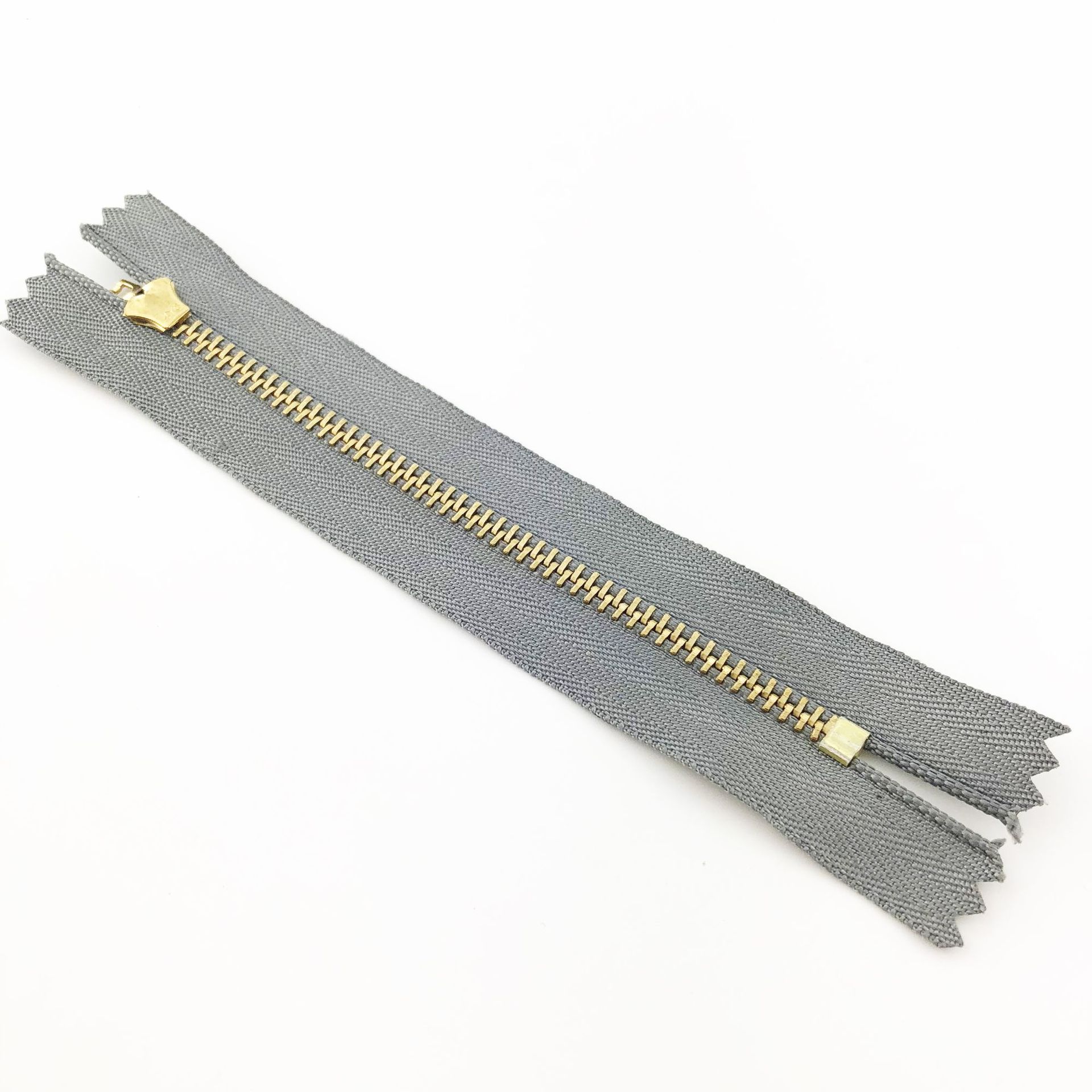 都顺4#铜拉链深灰色牛仔裤拉链休闲裤拉链厂家可订做
