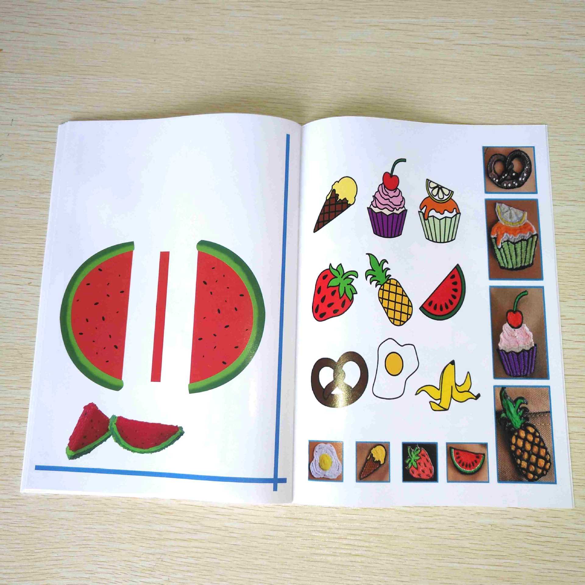 3d打印笔美术画册 3d笔绘画教材 临摹画册 40个图案 送透明临摹板