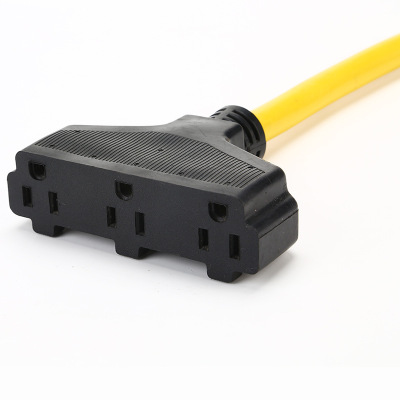 三孔扫把插 美标5-15p9扫把插电源额定电压380v 四极电源插头