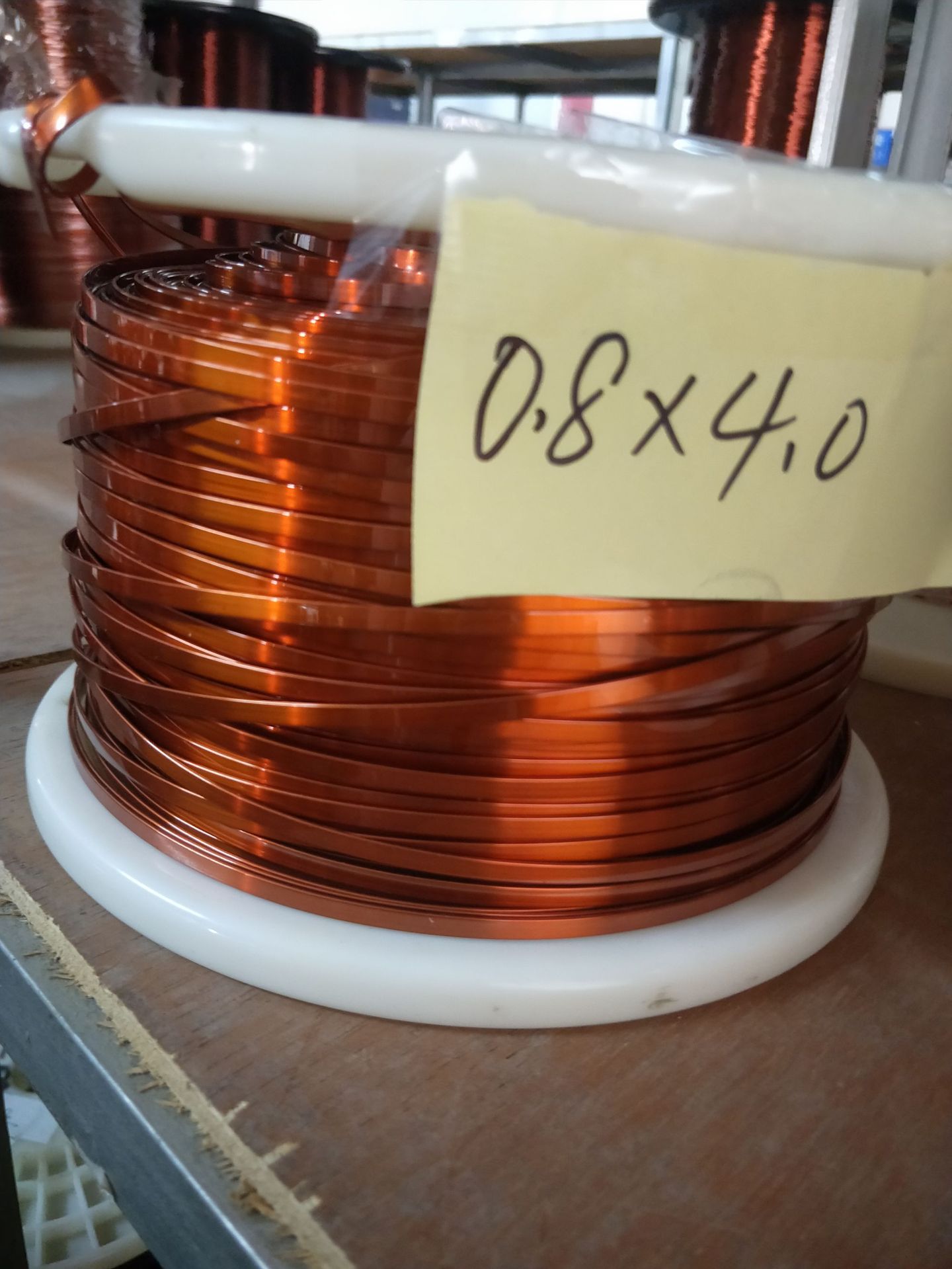 优质供应变压器扁铜线 漆包铜扁线 扁铜漆包线 扁线电感