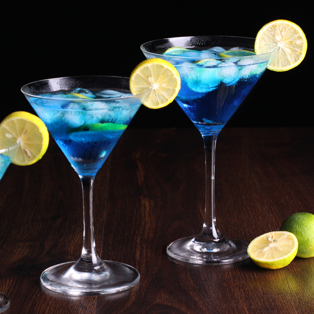 石岛无铅水晶马天尼杯三角鸡尾酒杯子高脚香槟杯红酒杯气泡酒杯