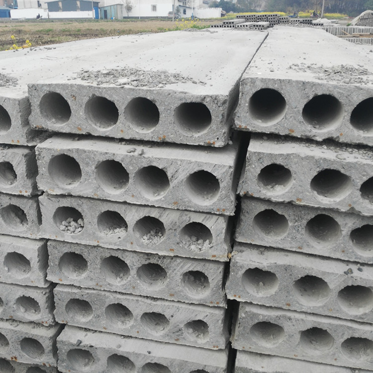 厂家供应单排圆孔预制板水泥板混凝土预制块水泥板空心板