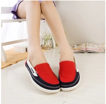 国货回力女鞋新款帆布鞋女老北京布鞋软底平底一脚蹬懒人鞋wz-17