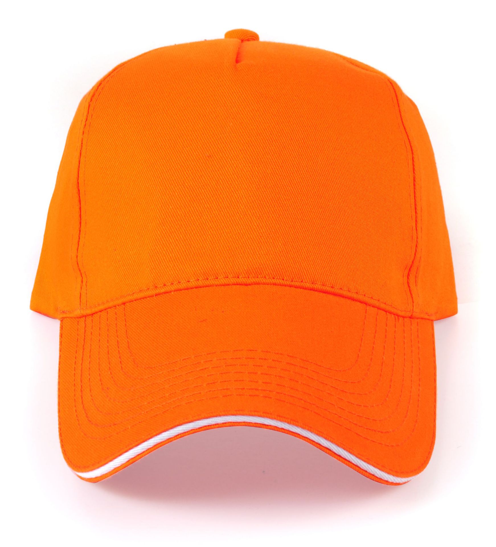 工厂订做夏季鸭舌帽户外 遮阳 防晒 旅行全棉五片帽定制印logo