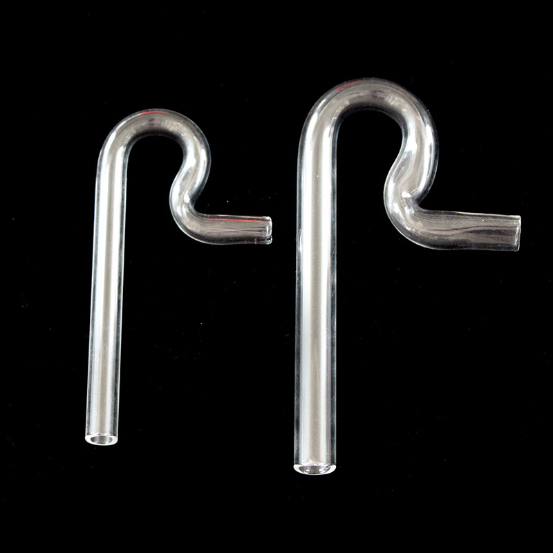 水族器材水草缸进水管 鸭嘴形进水管 鱼缸双面透玻璃进水管