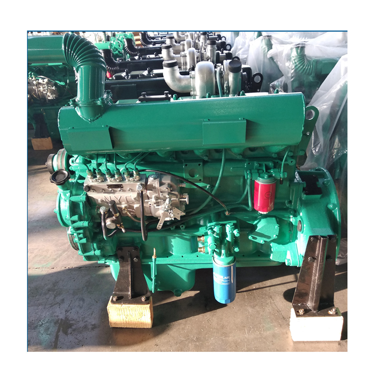 促潍坊柴油发动机 水冷六缸柴油机 r6108柴油机 配套发电机组