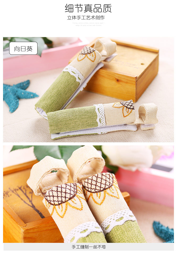 漫笛儿工厂 布艺 冰箱把手套 门把手套 防滑 防静电 工厂批发