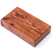 大叶黄花梨细支烟盒 木质20支装手工整木挖空便携实木烟盒