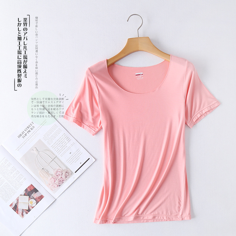 2022 Spring and Summer New Striped T-shirt Female Traceless plus Size Short Sleeve Korean Slim Pullover Bottoming Shirt One Piece Dropshipping