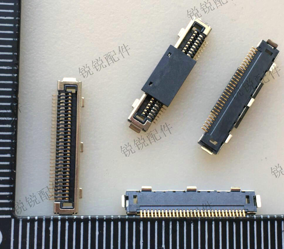 笔记本屏线接口 座 30针 屏线连接器 0.5间距 30p 扣式屏线插座