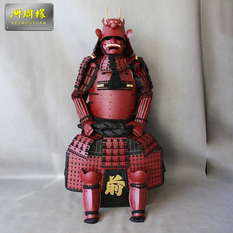 当世具足日本 盔甲甲胄道具加工定制 影视精美盔甲 可穿道具加工