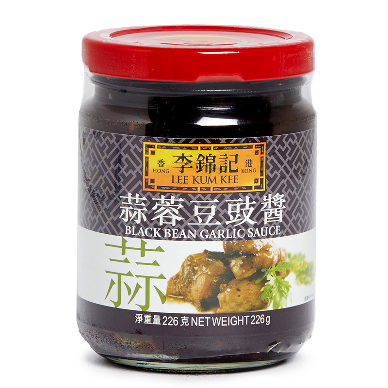 李锦记蒜蓉豆豉酱蒸排骨蒸鱼拌面料炒菜调料酱底料下饭菜226g