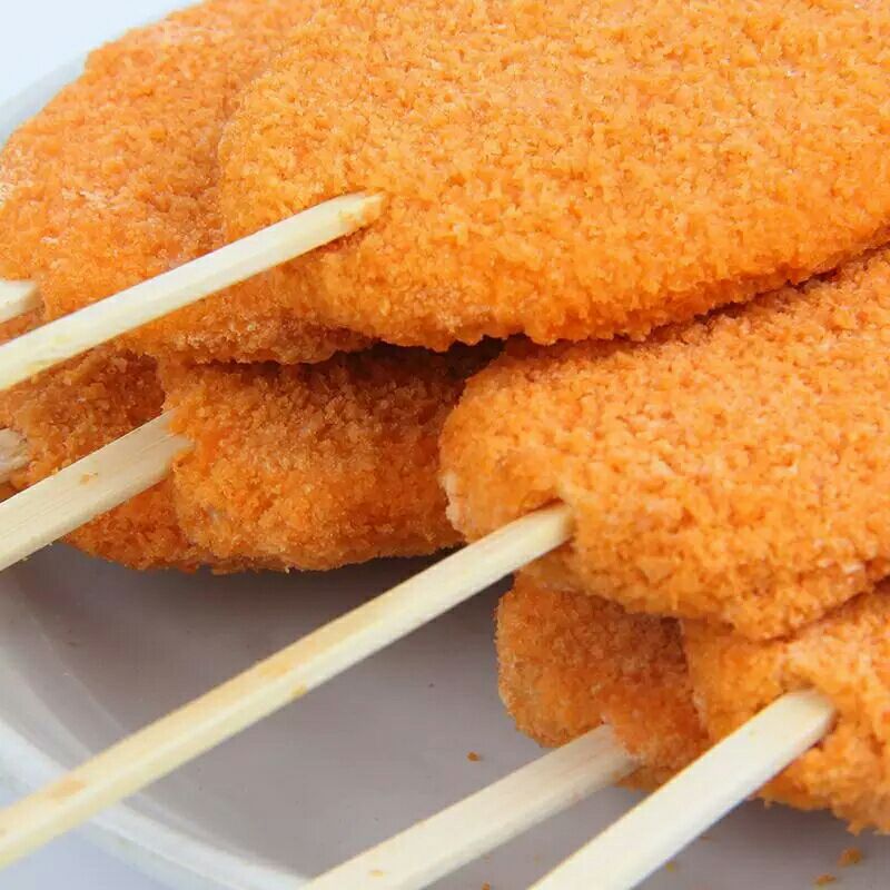 霸王鸡排 超霸鸡排 油炸 鸡排串 铁板烧 小吃 鸡肉饼串 15串*5包