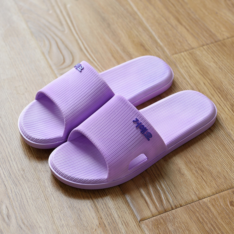 Summer PVC Bathroom Slippers Home Cartoon Couples Sandals Indoor Cute Bath Non-Slip Sandals Female Stall