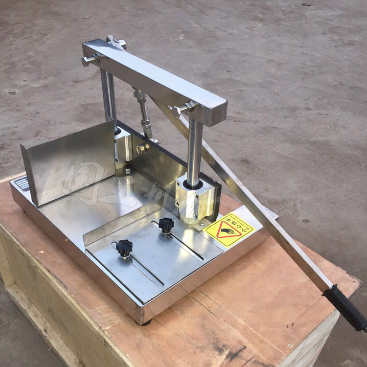 厂家直销食品级不锈钢新款小型手动切骨剁骨机-切排骨机器