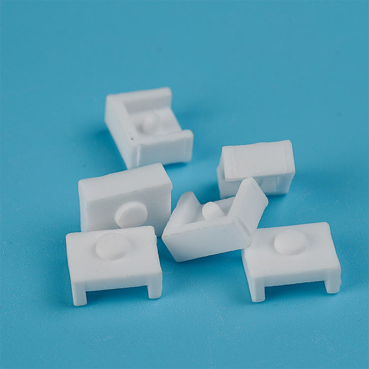 95氧化铝陶瓷壳 陶瓷结构件 绝缘材料 电子陶瓷异形件加工定制