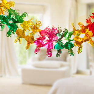 彩色彩条庆典拉花