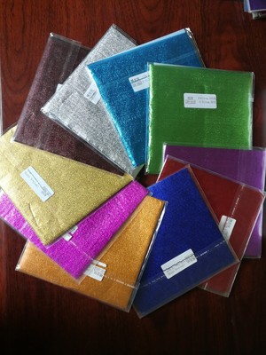 橘皮纹彩色锡箔纸 锡纸 铝箔纸