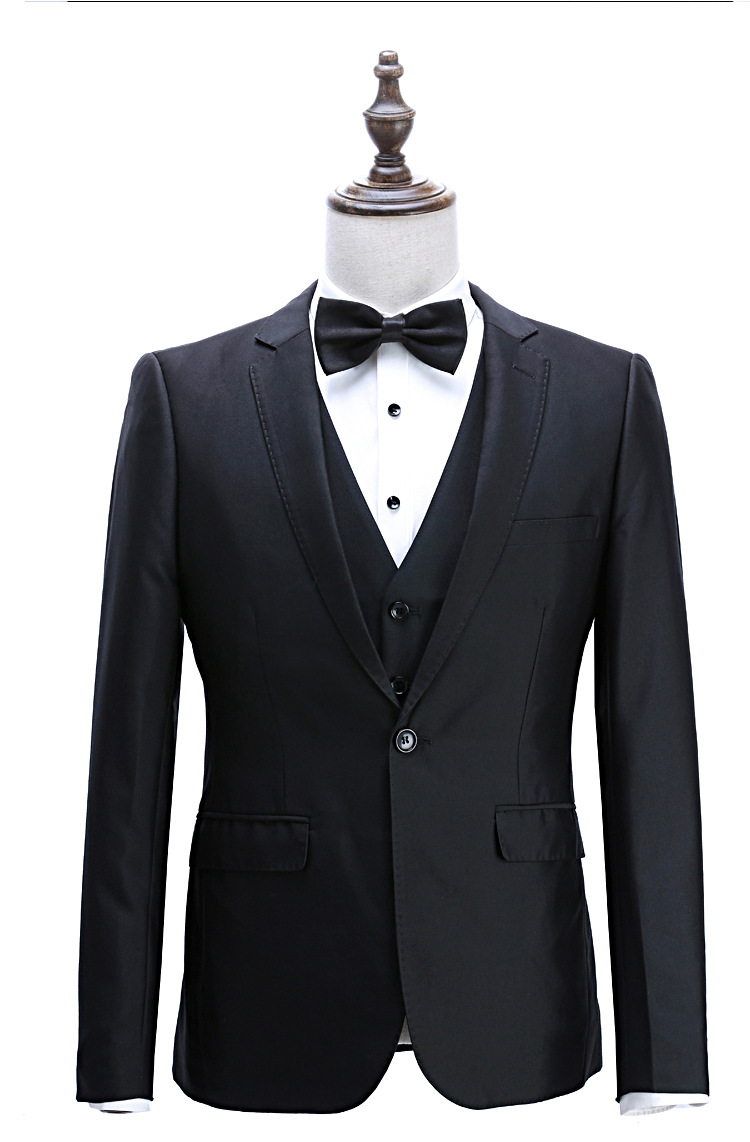 新款伴郎服出租结婚新郎西服商务正装大码兄弟团西装套装一件代发