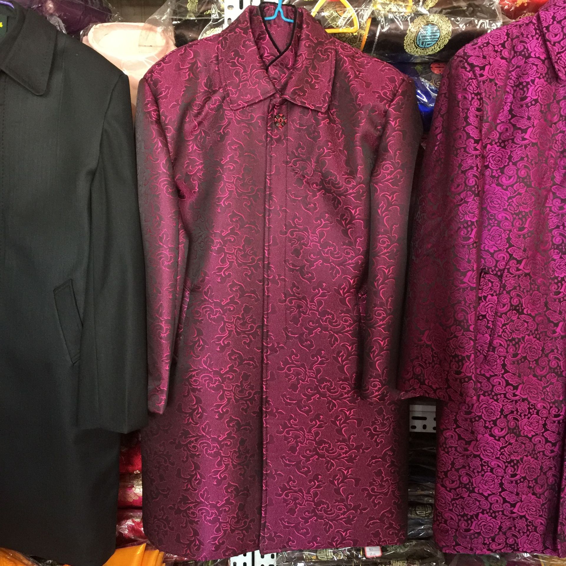 女士现代寿装3件套老人冲喜寿衣 长彪纸花殡葬用品厂寿衣定制