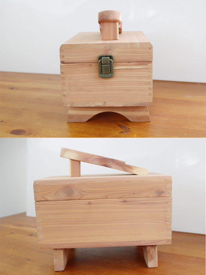 荷木香木擦鞋箱家用擦鞋箱擦鞋箱套装435