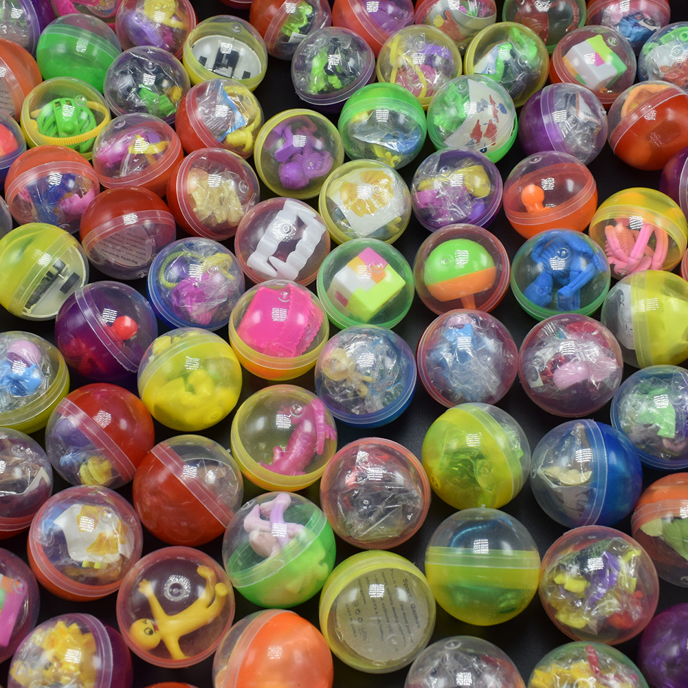 中档型1元2元50mm混装扭蛋玩具投币扭蛋机拍拍乐游戏机用扭蛋球