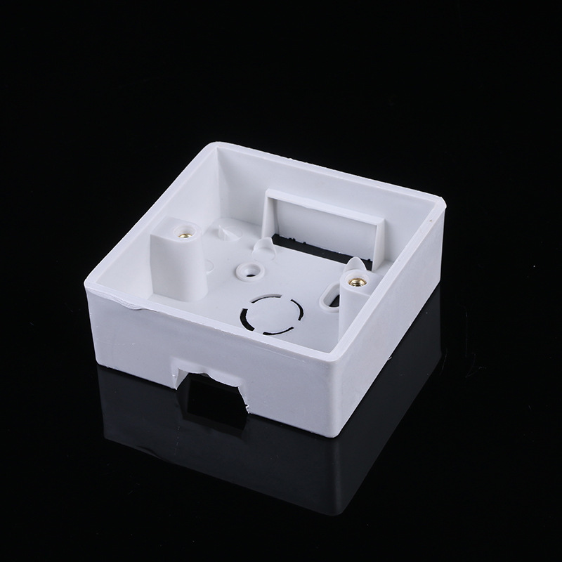 明装线盒 pvc明装塑料接线盒 塑料加厚接线盒 家装开关塑料接线盒