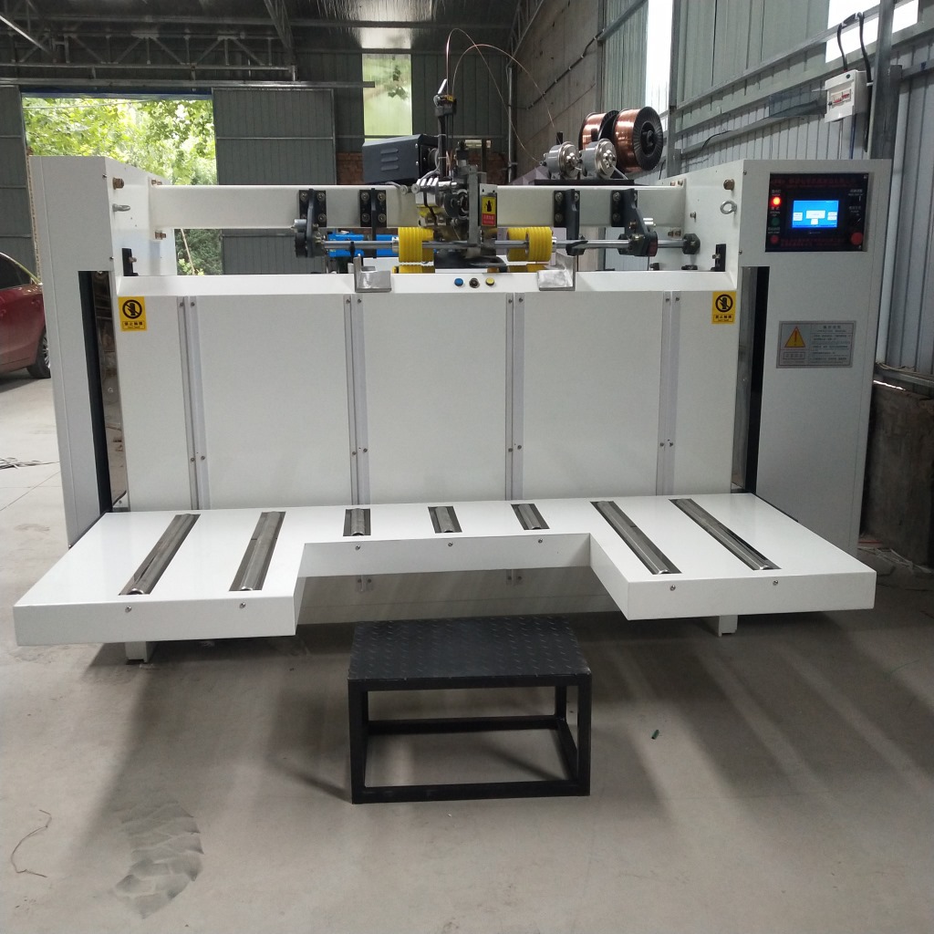 dx-2000型单片伺服钉箱机 半自动单片订箱机 双伺服高速钉箱机