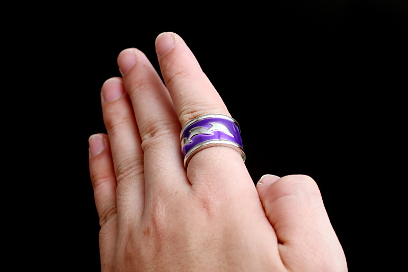 魔道周边兵器 江澄紫电戒指项链合金武器cos饰品礼品批发