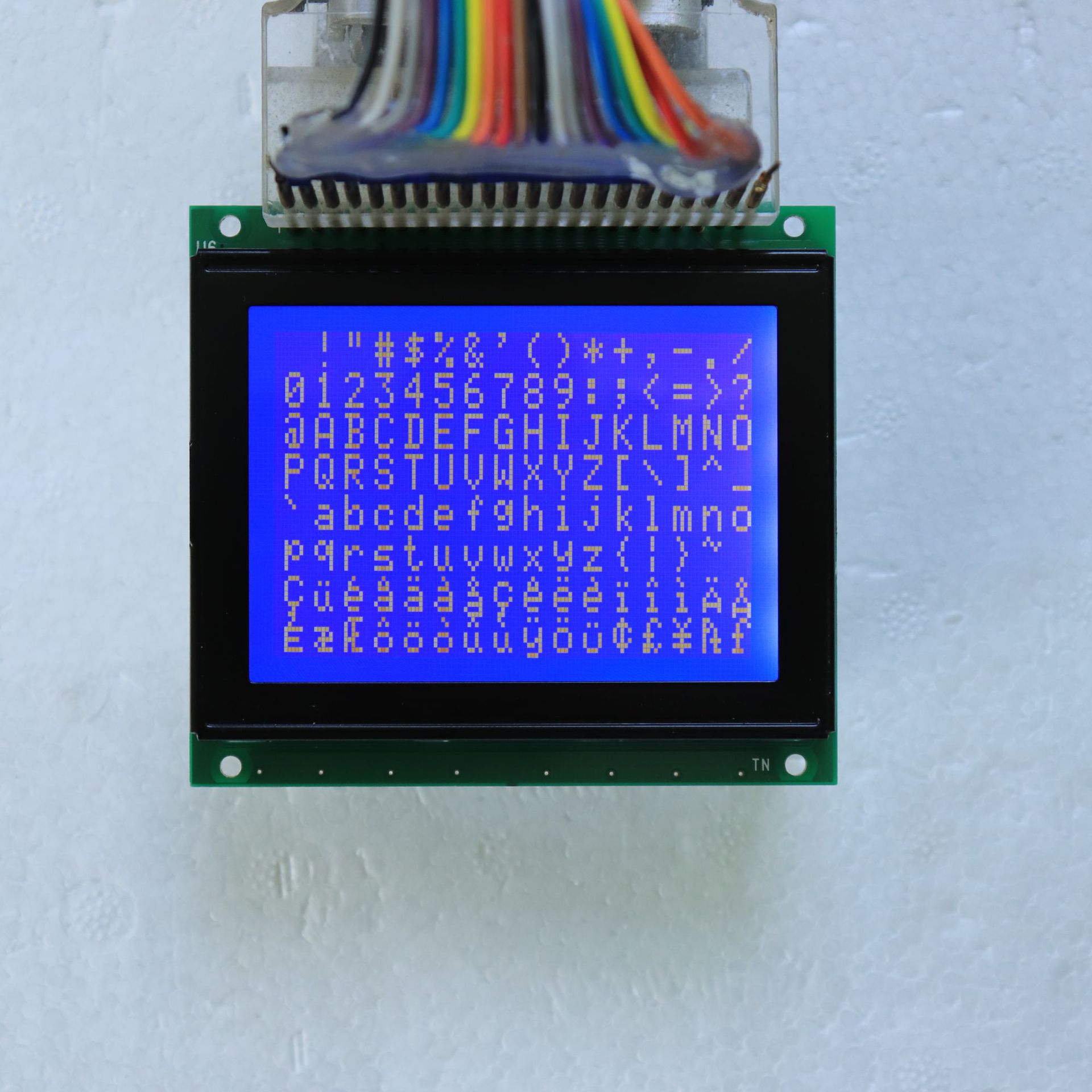 厂家直销新款lcd12864液晶屏 蓝膜图形点阵液晶显示屏