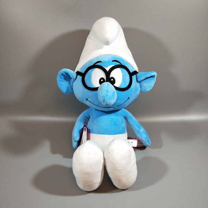 毛绒公仔,玩偶,娃娃-新款蓝精灵毛绒玩具定制 创意卡通毛绒公仔儿童