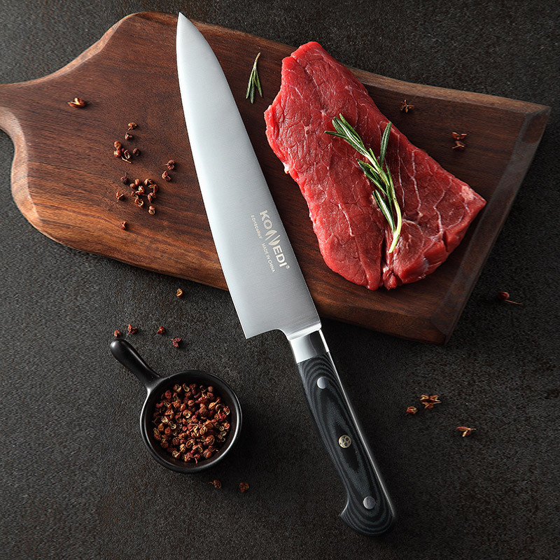 厂价直销5cr15mov牛刀菜刀西式主厨刀厨师专用刀牛肉刀