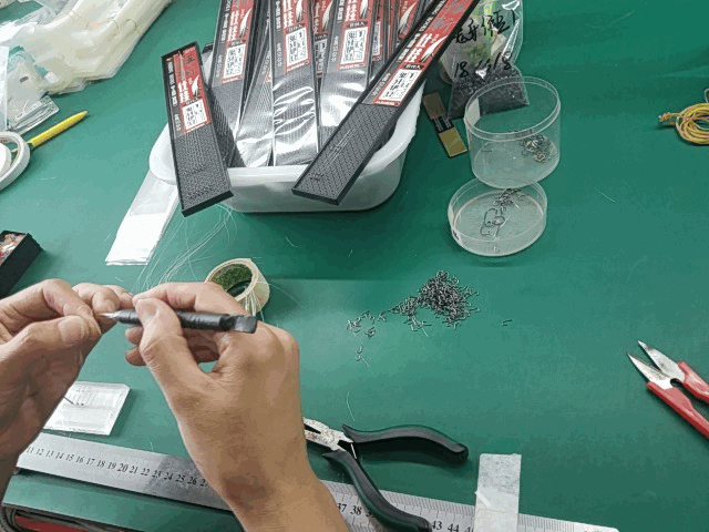 绑好成品子线双钩仕挂伊势尼伊豆有刺新关东无刺50打结鱼钩钩批发