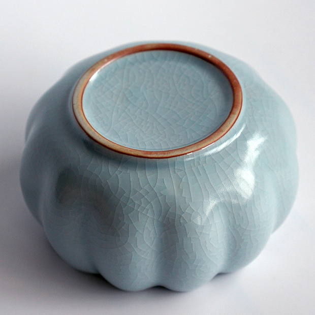 正中哥窑汝窑茶洗小号陶瓷笔洗茶道配件洗茶杯器皿水洗茶盆茶渣盘