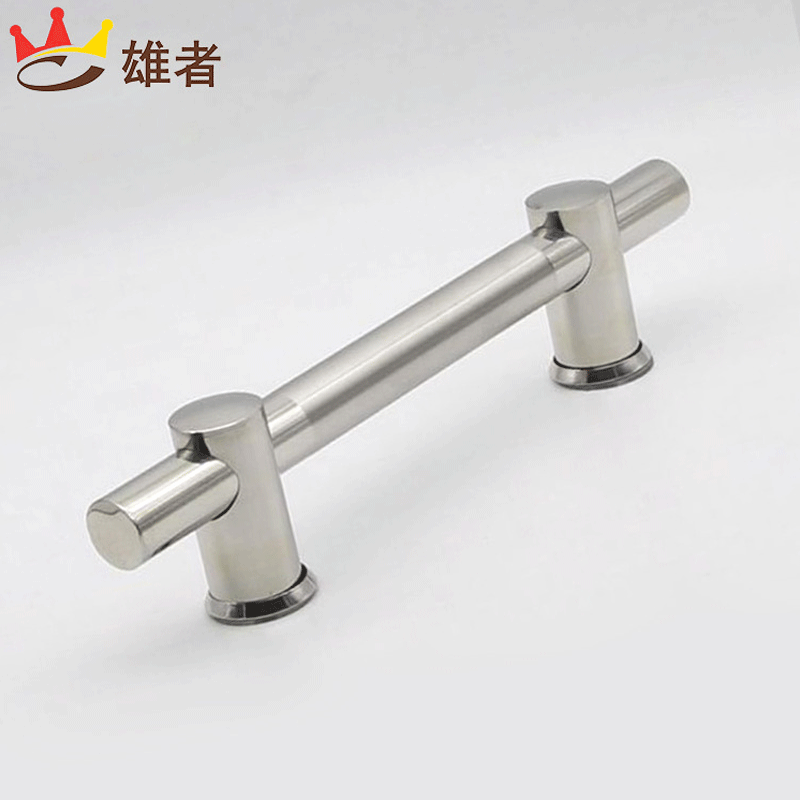 不锈钢可调拉手 木门防火门拉手 铁门可调圆管把手 玻璃门拉手