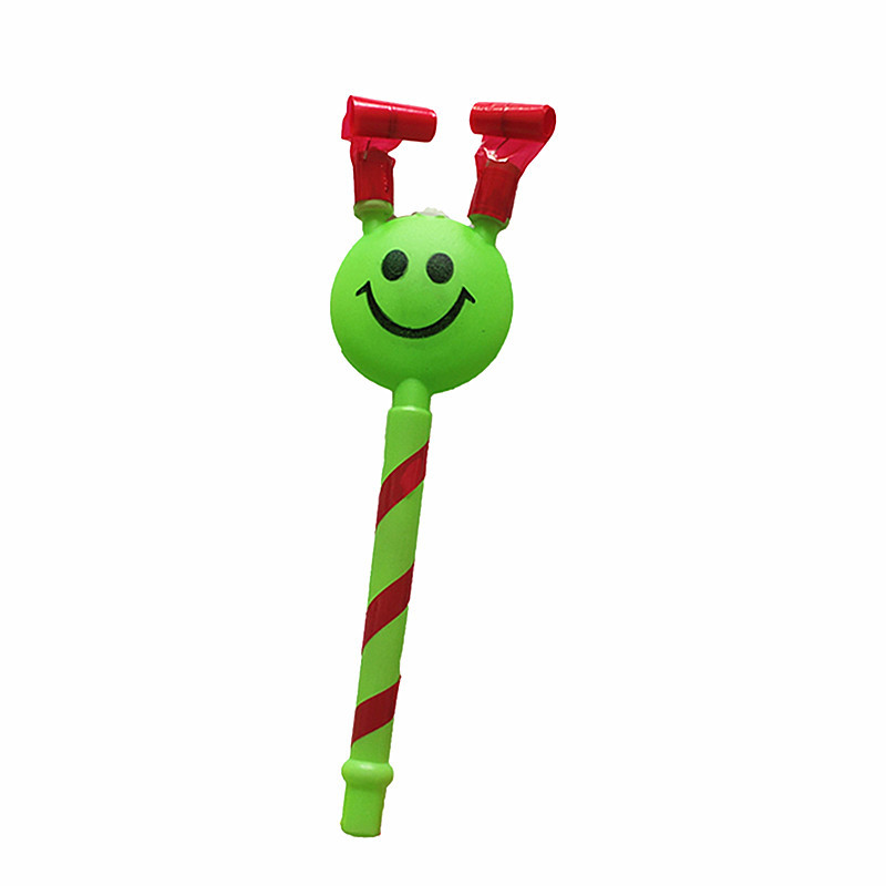 儿童中号笑脸吹吹卷吹龙口哨生日派对微商地推小礼品地摊玩具批发