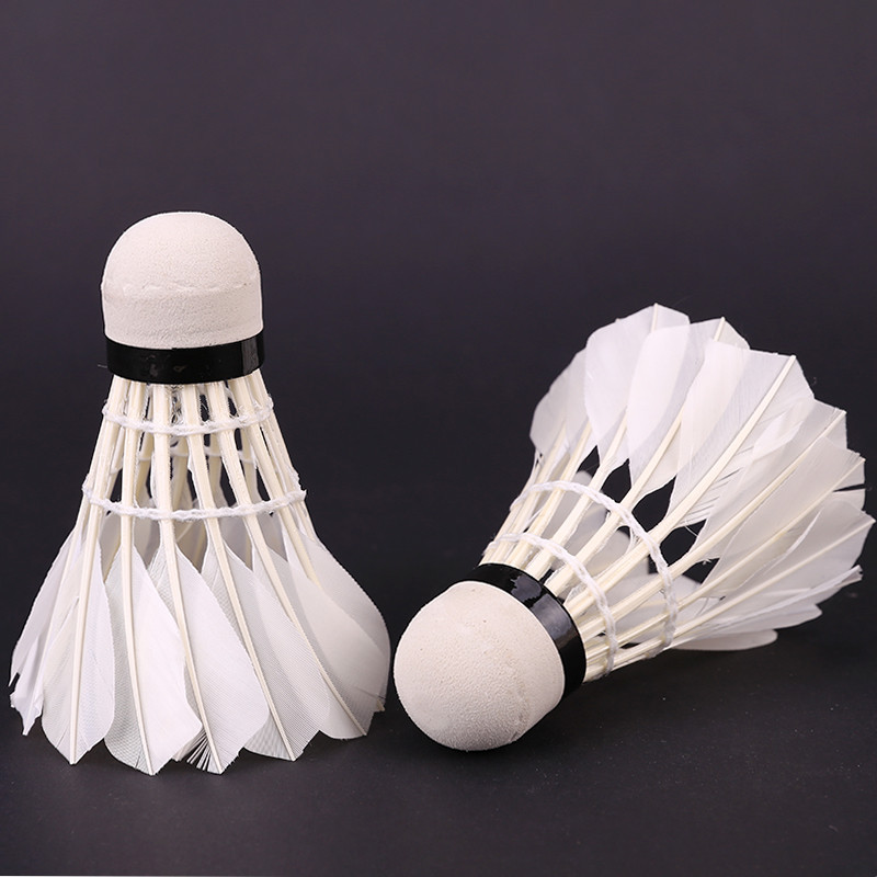 Naili Badminton Composite Ball Head Goose Feather Training Badminton Outdoor Training Family Entertainment 12 Pcs Sa535