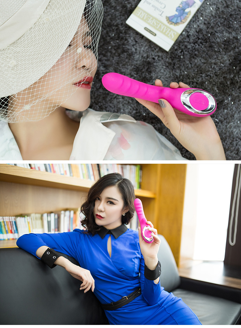 取悦伊菲震动按摩棒 充电变频av振震动棒成人情趣 支持代发