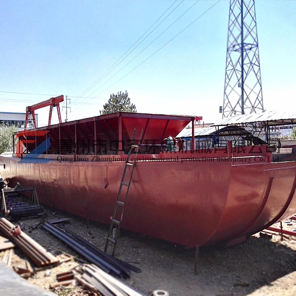 50方皮带自卸运沙船 小型运沙船 河道运输船运沙设备